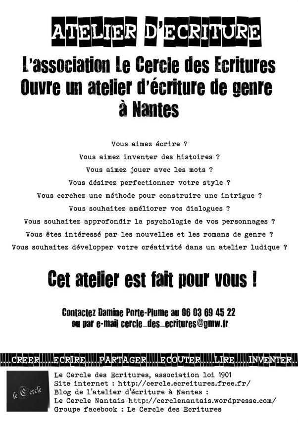 Atelier d'écriture